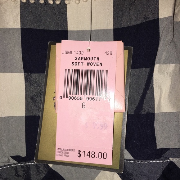 NWT Juicy Couture cute peplum top Sz. 6 - Picture 2 of 5